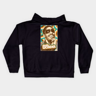 STEVIE WONDER MERCH VTG Kids Hoodie